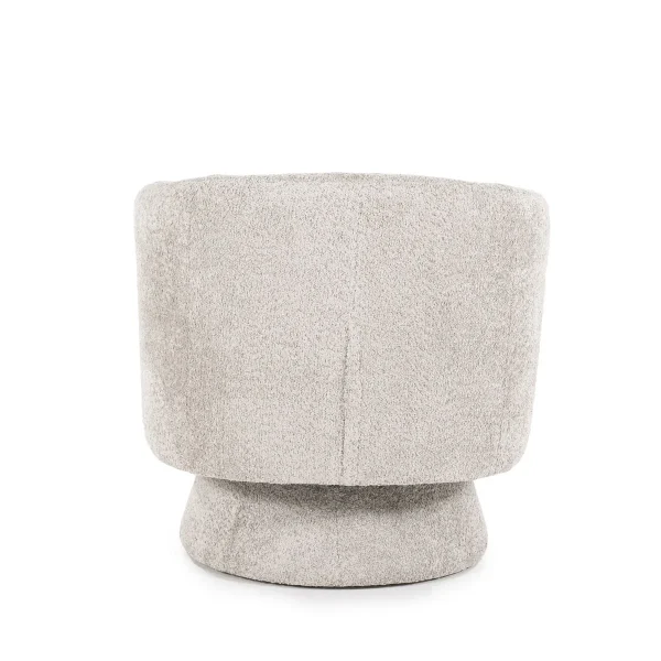 Sillón beige giratorio - Imagen 2