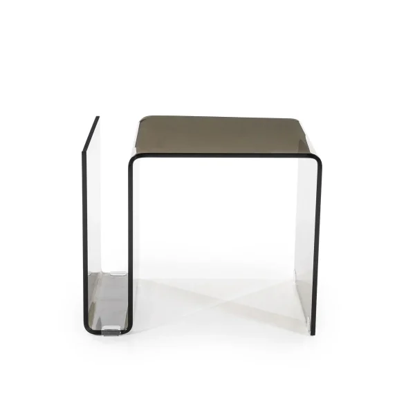 Mesita Auxiliar Cristal fumé - Imagen 3
