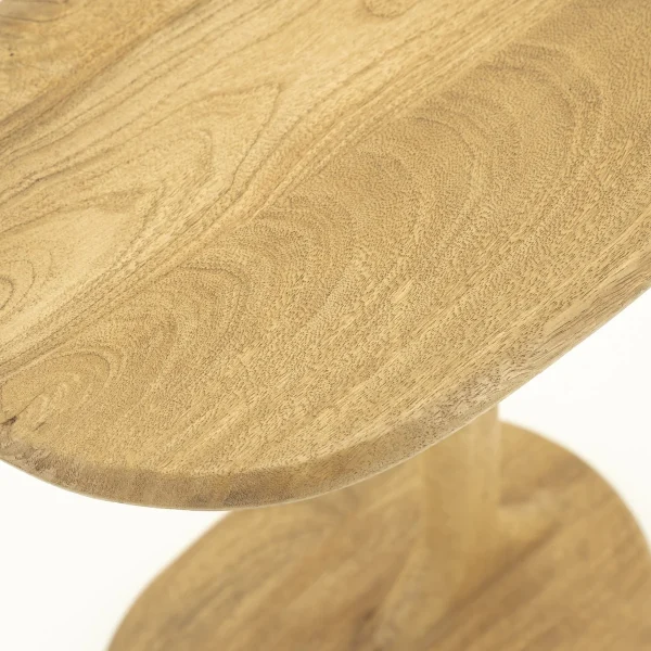Mesita auxiliar madera natural - Imagen 3