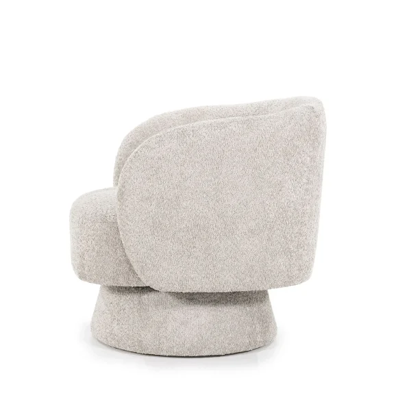 Sillón beige giratorio - Imagen 5