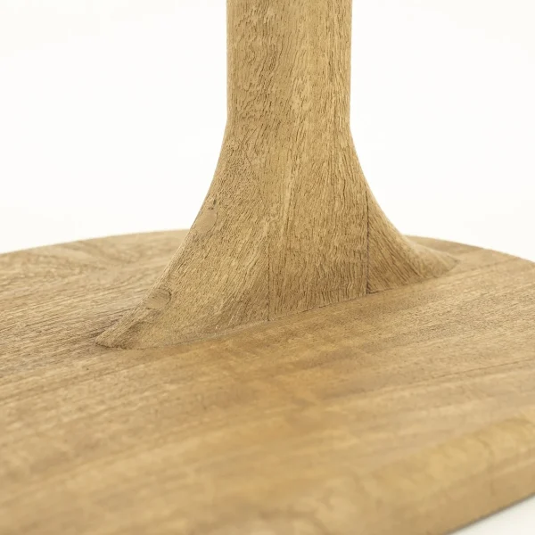Mesita auxiliar madera natural - Imagen 4