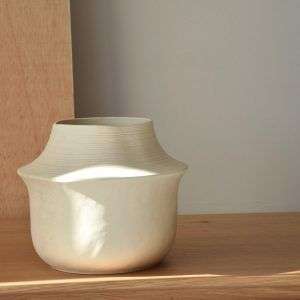 Jarrón cerámica bajo