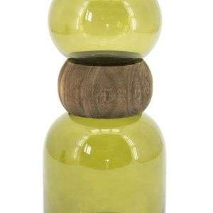 Jarrón verde Mediano